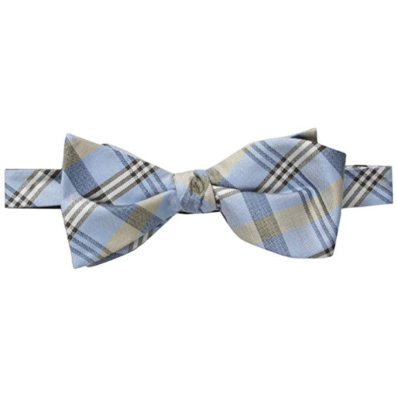 CCO! NIB Tommy Bahama Silk Oxford Plaid Bowtie - Picture 2 of 3